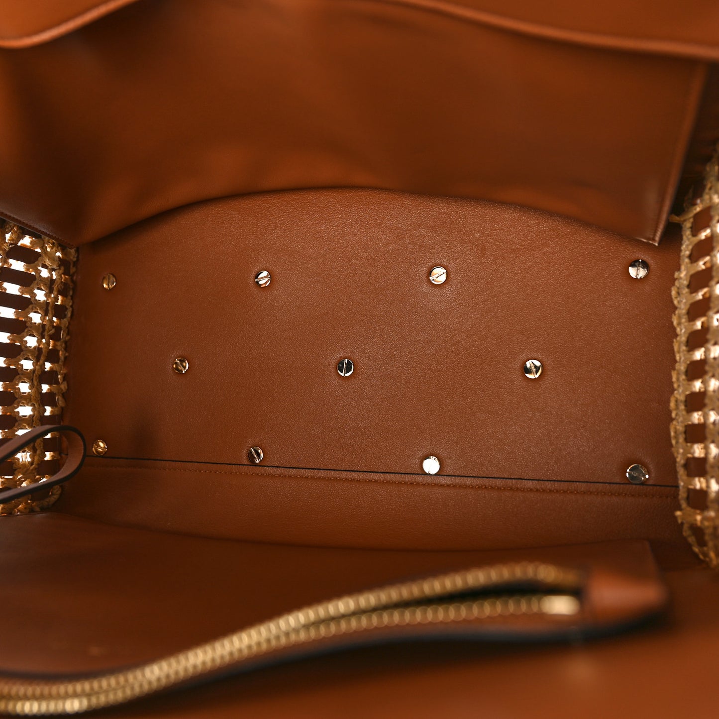 Calfskin Raffia Woven Large The Studio Bag Sella