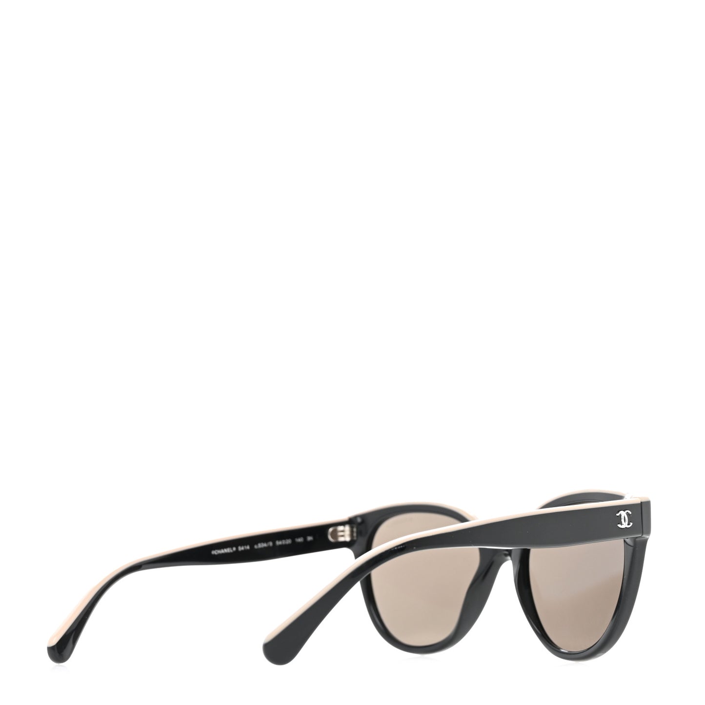 Acetate CC Butterfly Sunglasses 5414 Black Beige