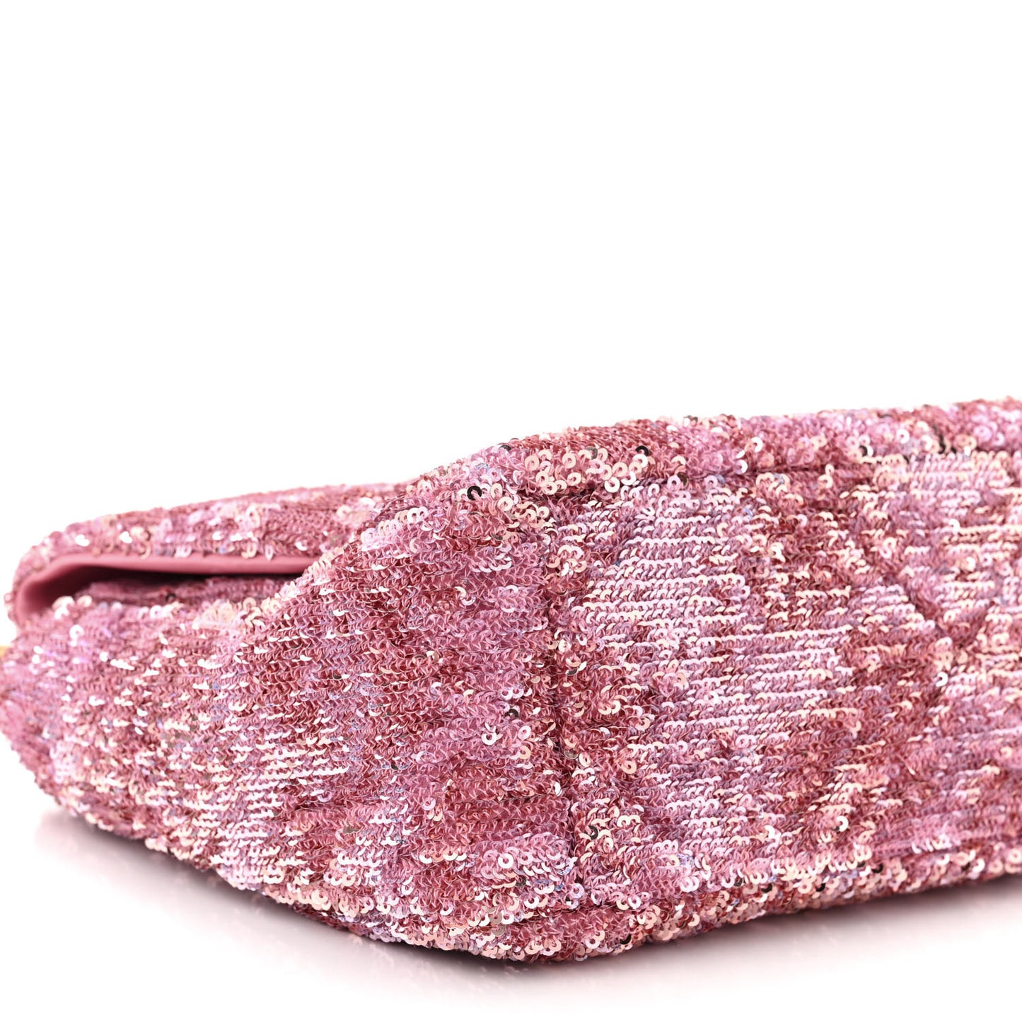 Sequin Quilted Medium Chanel 19 Flap Pink