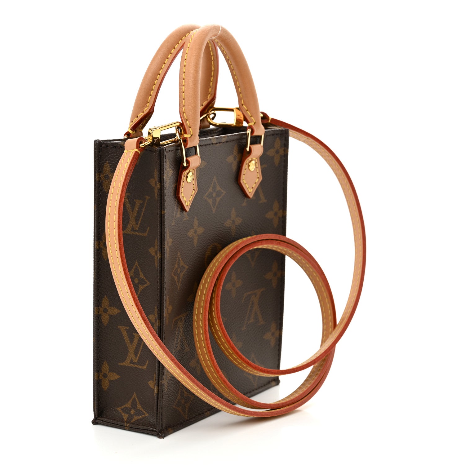 Louis Vuitton Monogram Petit Sac Plat 3 of 9