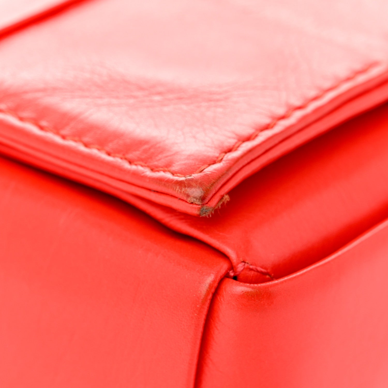 Bottega Veneta Paper Calfskin Intrecciato Stretch Cassette Bright Red 12 of 15