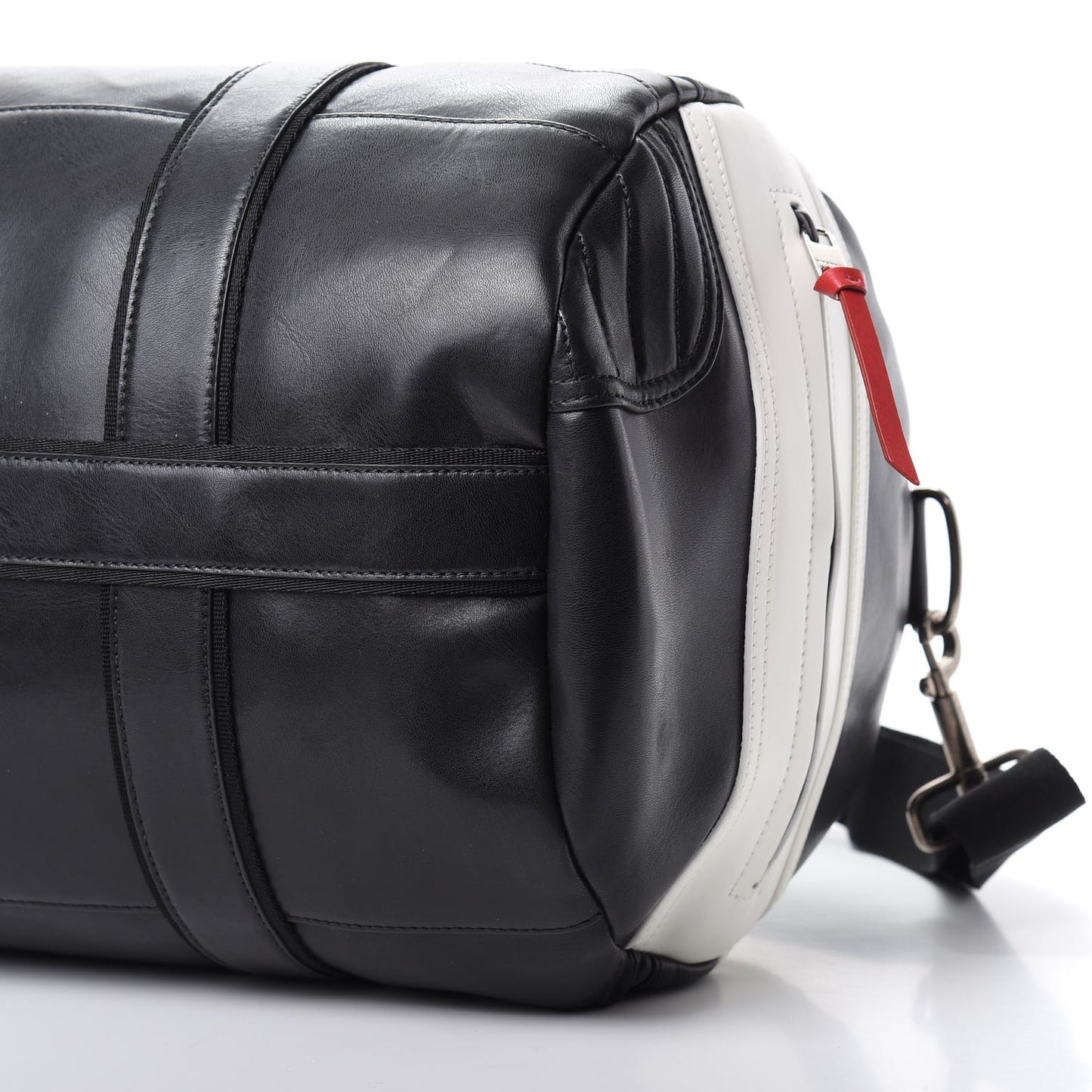 Calfskin Mc3 Reverse Weekender Bag Black