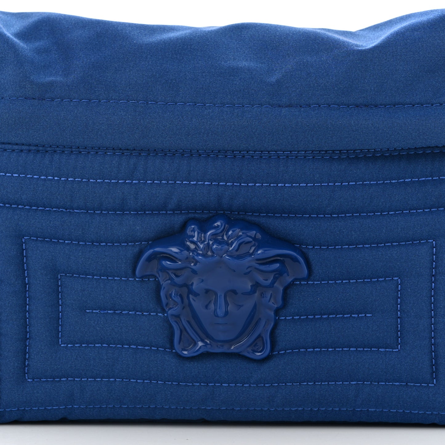 Nylon Palazzo Medusa Belt Bag Blue