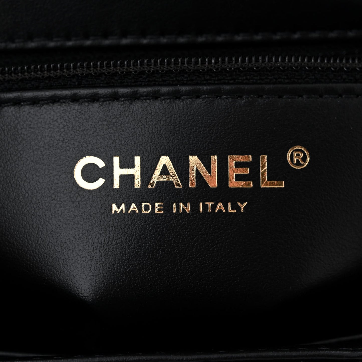Shiny Aged Calfskin Quilted Nano Kelly Shopper Black