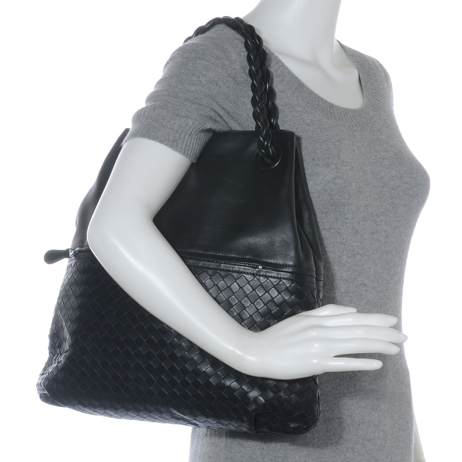 Bottega Veneta Nappa Intrecciato Leather Julie Nero Black 2 of 8