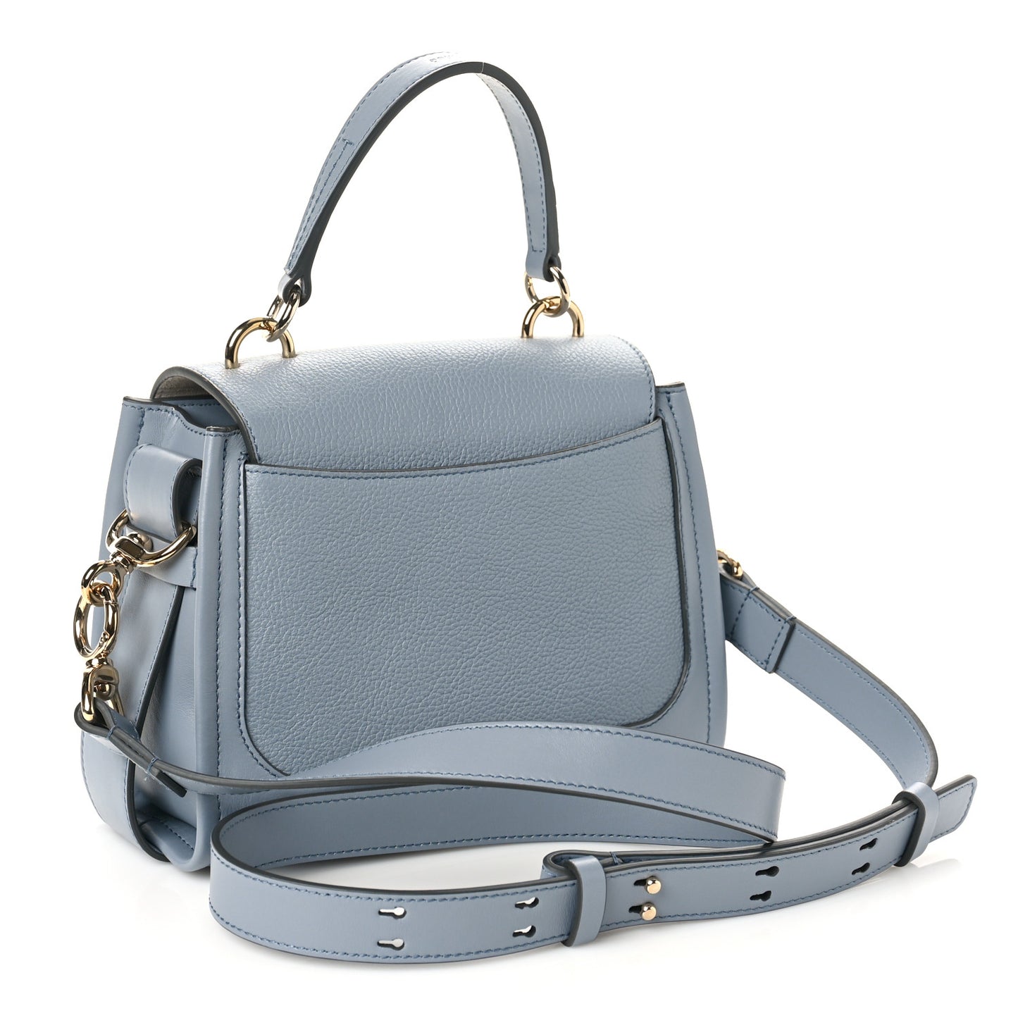 Calfskin Mini Tess Day Bag Storm Blue