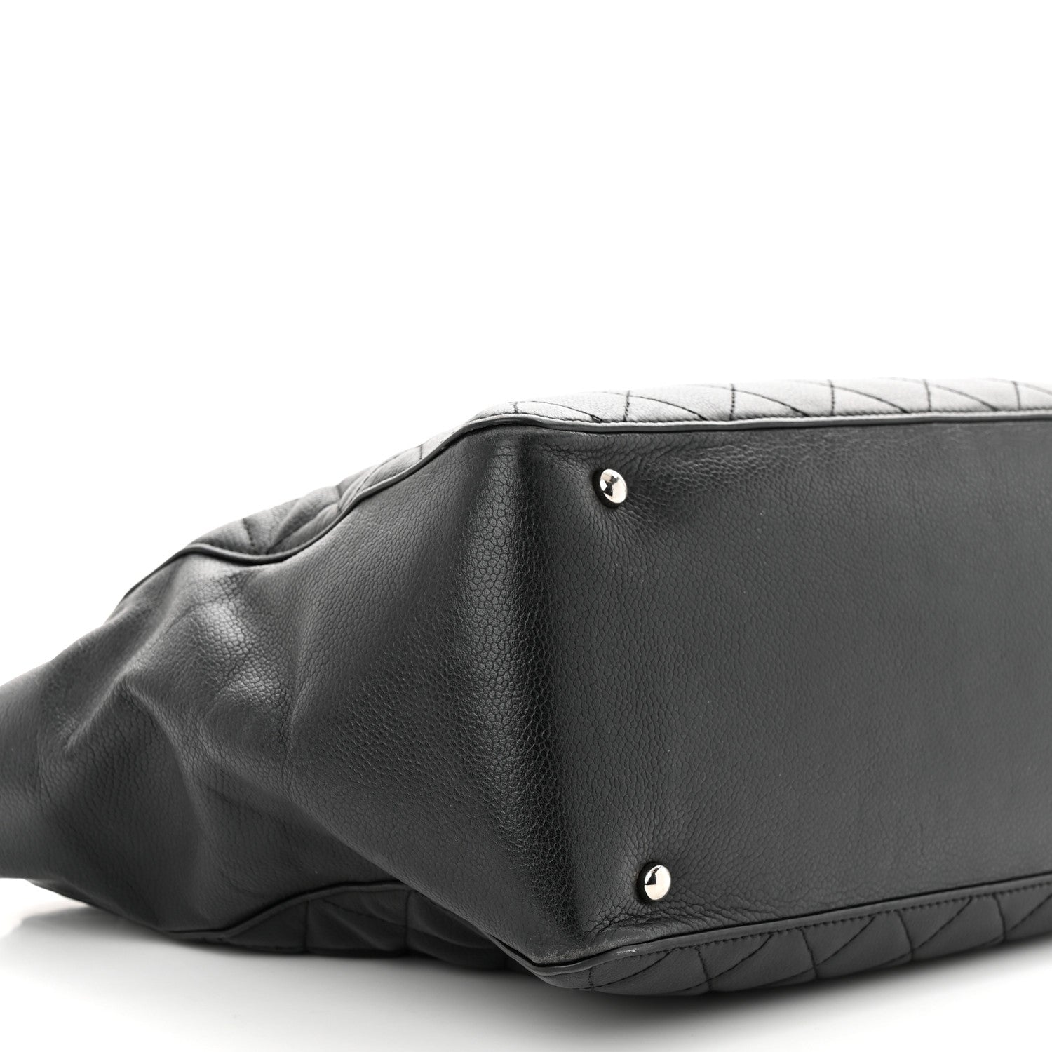 Chanel Caviar Quilted Large CC Box Shopping Tote Black 9 of 18