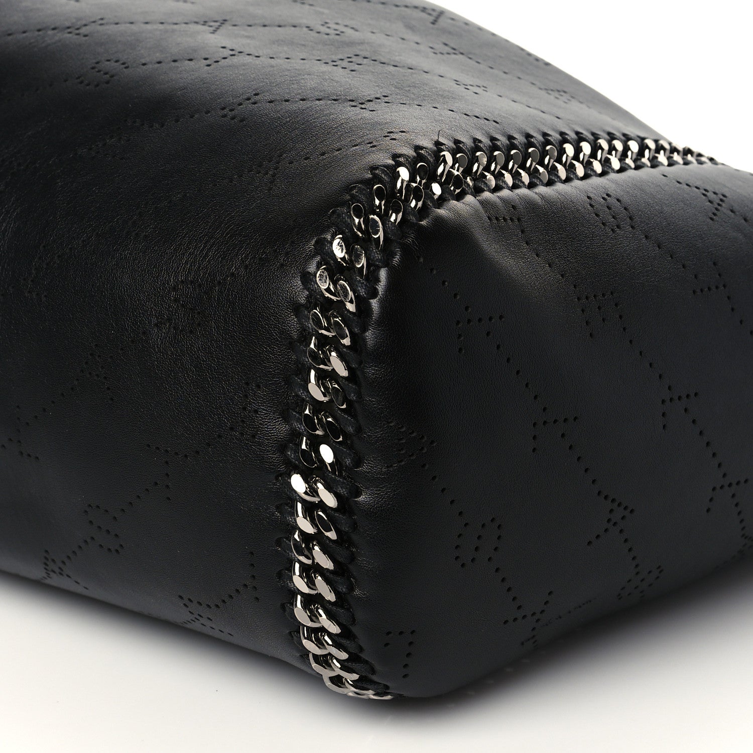 Stella McCartney Eco Alter Nappa Perforated Logo Falabella Reversible Tote Black 10 of 10