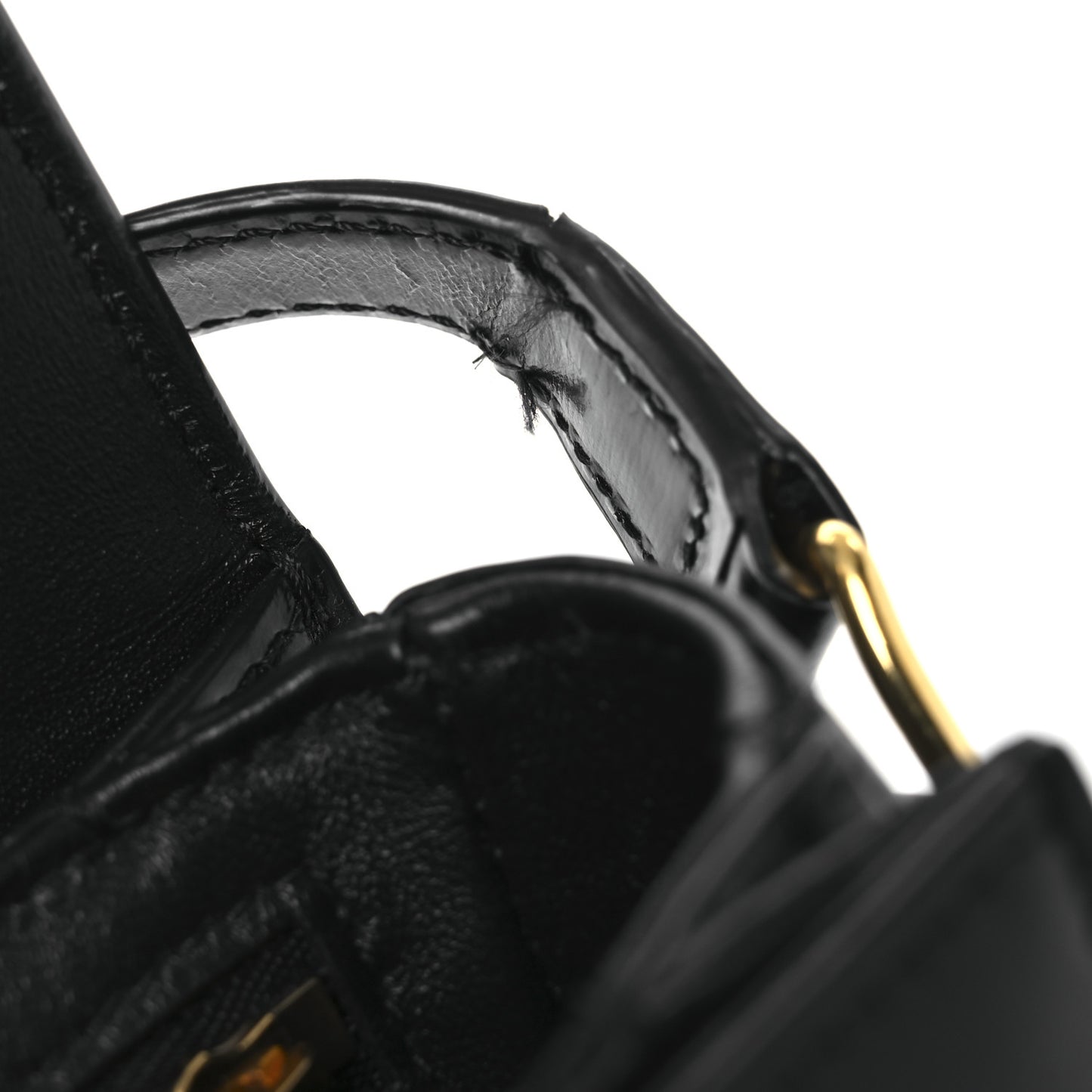 Shiny Calfskin Teen Triomphe Black