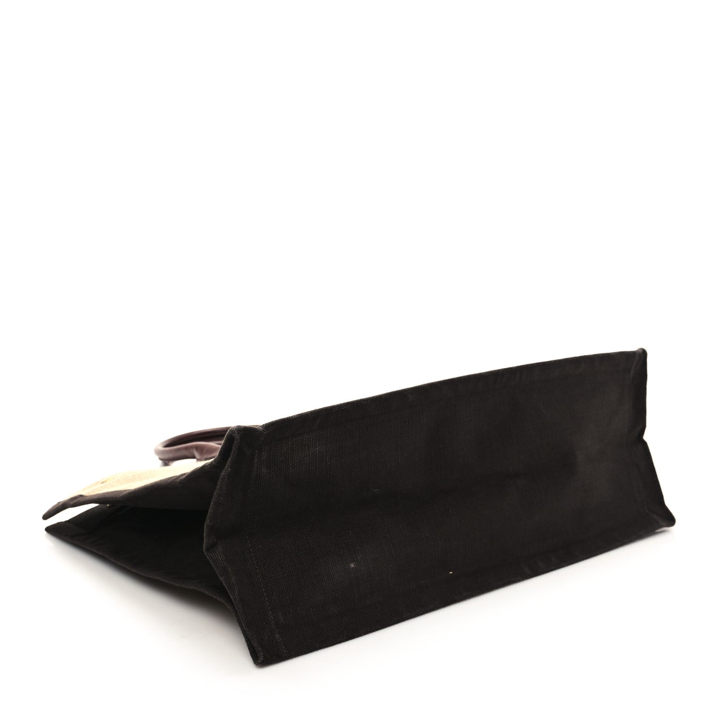 Linen Calfskin Rive Gauche Tote Natural