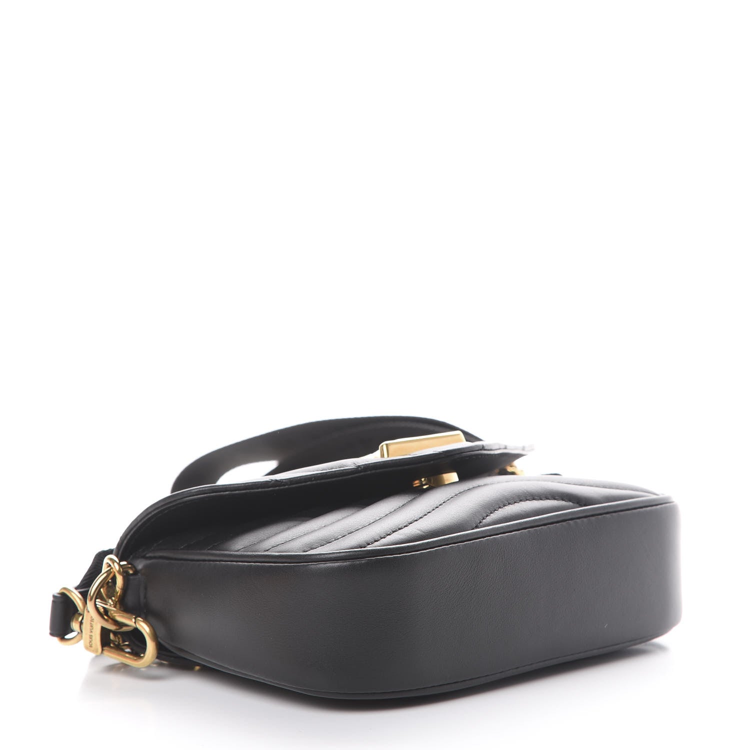Louis Vuitton Calfskin New Wave Multi Pochette Black 3 of 11