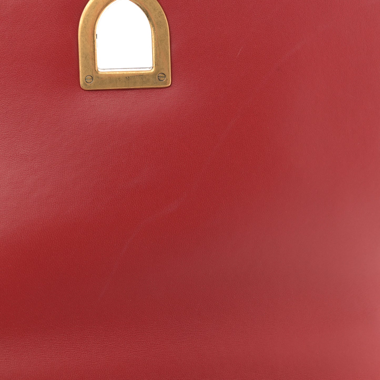 Calfskin Studded Medium Diorama Flap Bag Red
