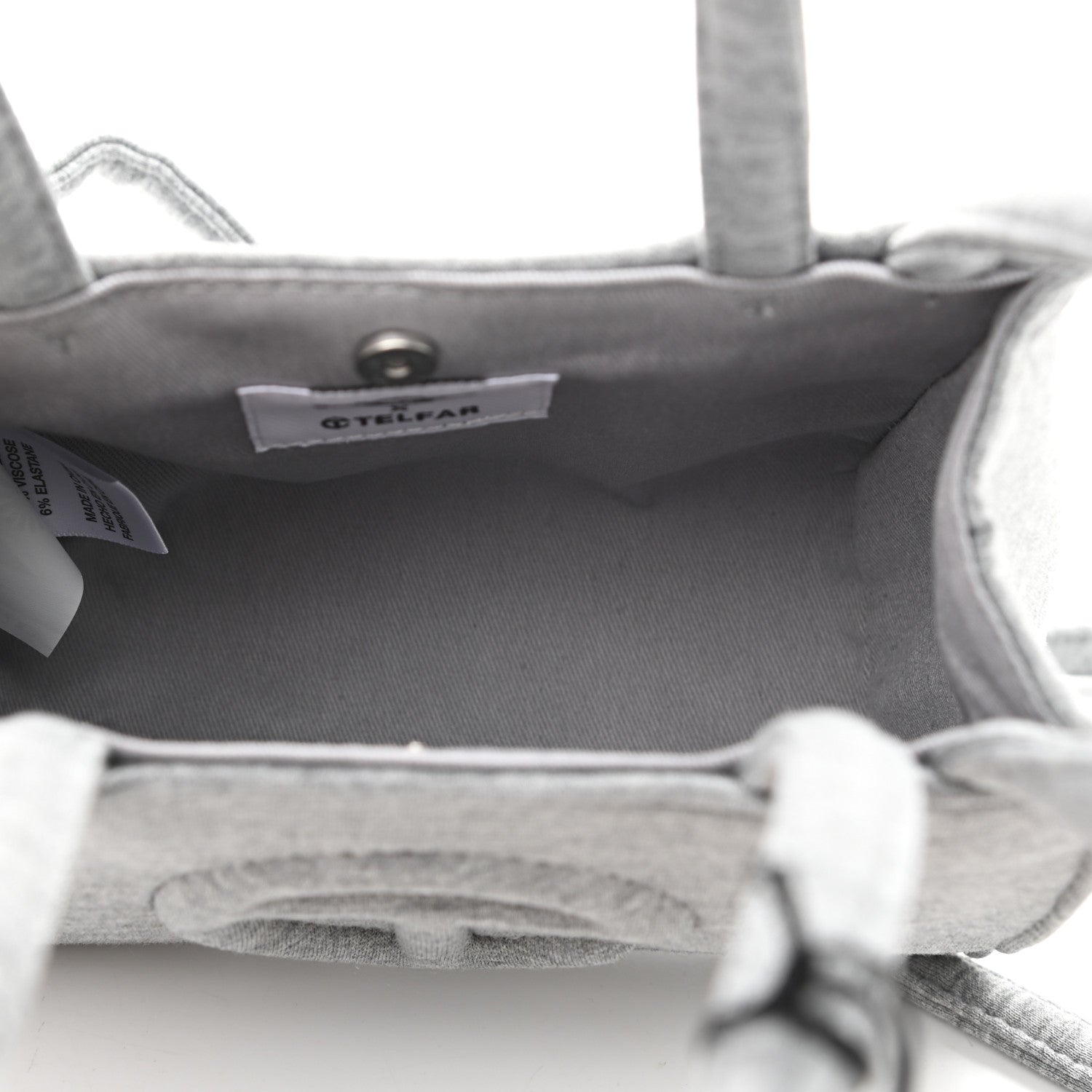 Telfar X UGG Fleece Small Shopping Bag Heather Grey 5 of 10