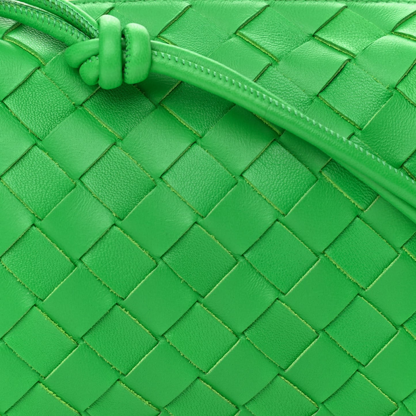 Nappa Intrecciato Mini Loop Camera Bag Parakeet