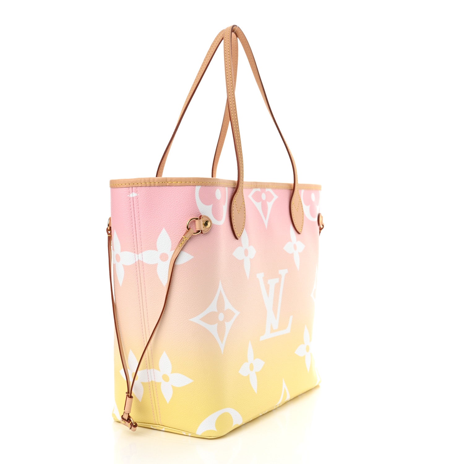 Louis Vuitton Monogram Giant By The Pool Neverfull MM Light Pink 3 of 10