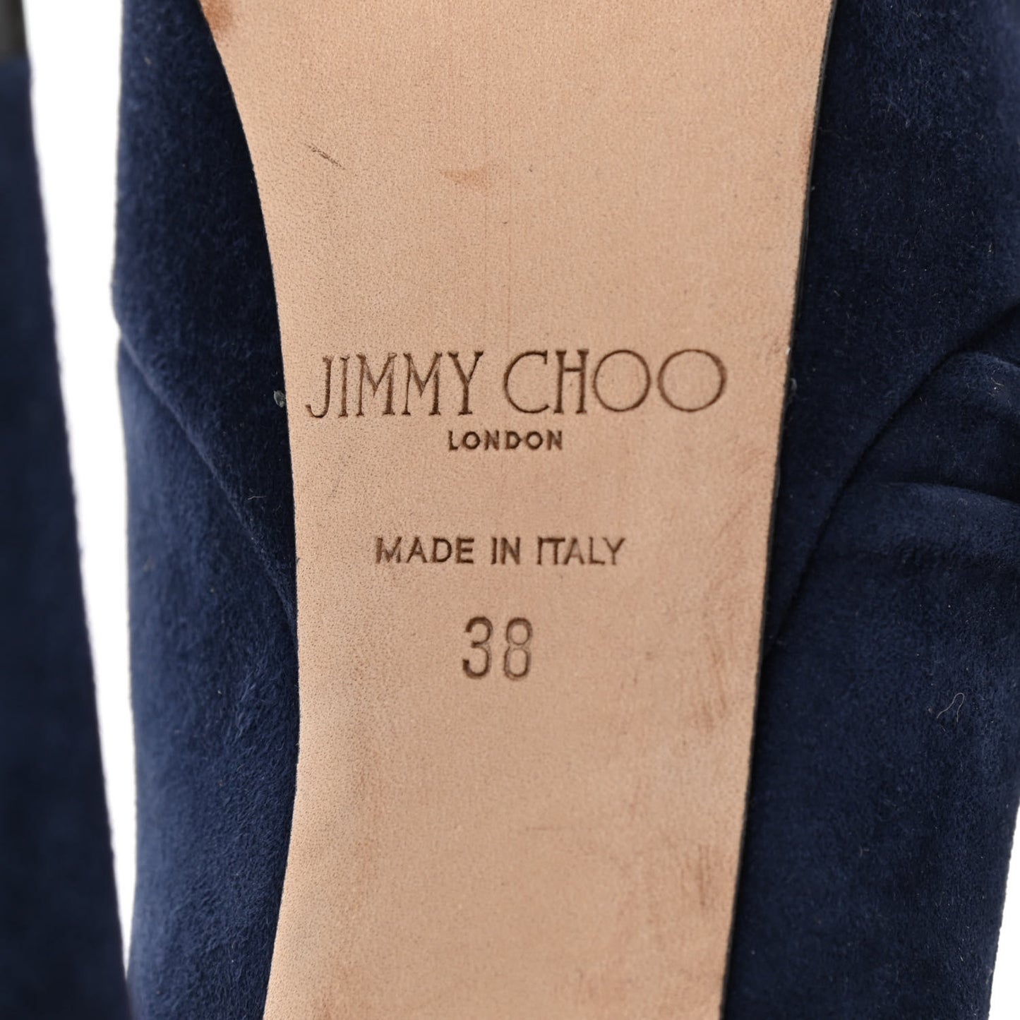 Suede Kenedy Pumps 38 Navy