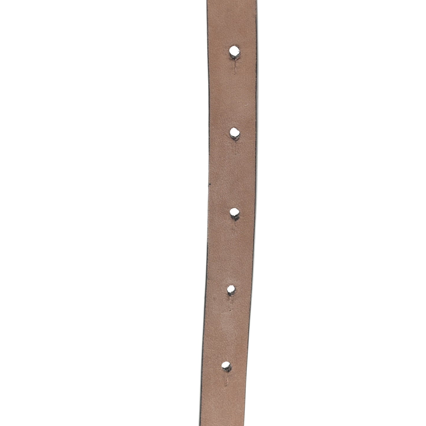 Calfskin Horsebit Skinny Belt 85 34 Black
