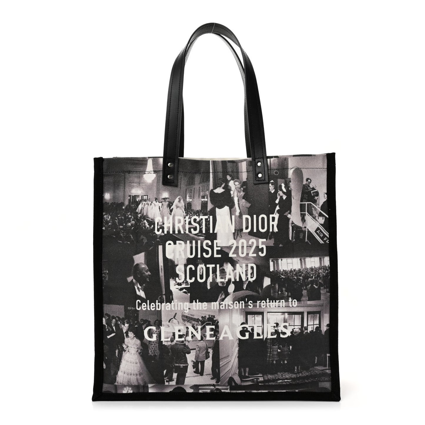 Canvas Print Cruise 2025 Scotland Tote Black White