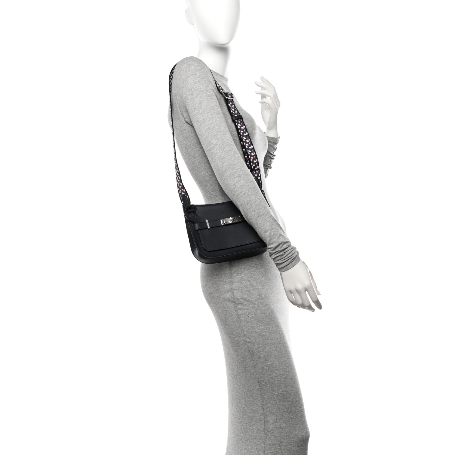 Hermes Swift Zigzag Mini Jypsiere Caban White Deep Blue 2 of 11