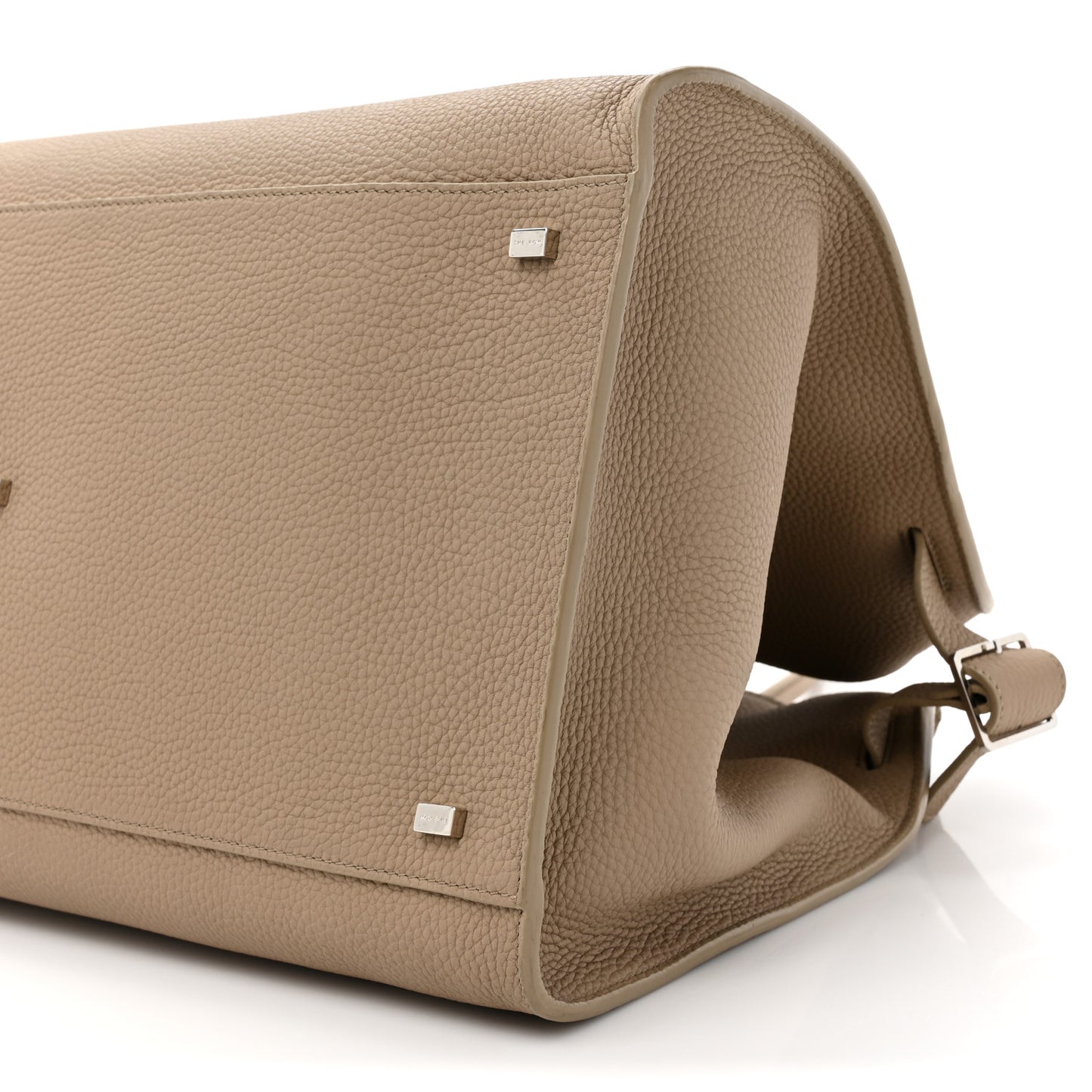 Grained Calfskin Soft Margaux 17 Dark Taupe