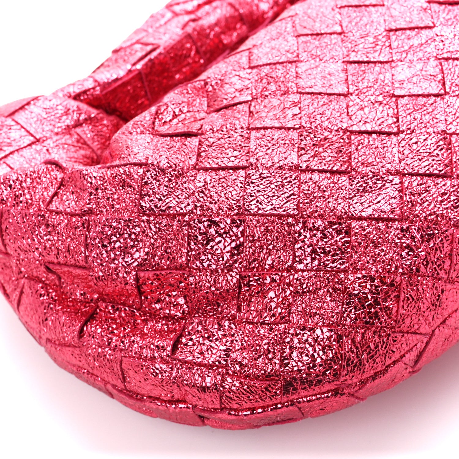Bottega Veneta Metallic Nappa Intrecciato Mini Jodie Lollipop 10 of 11