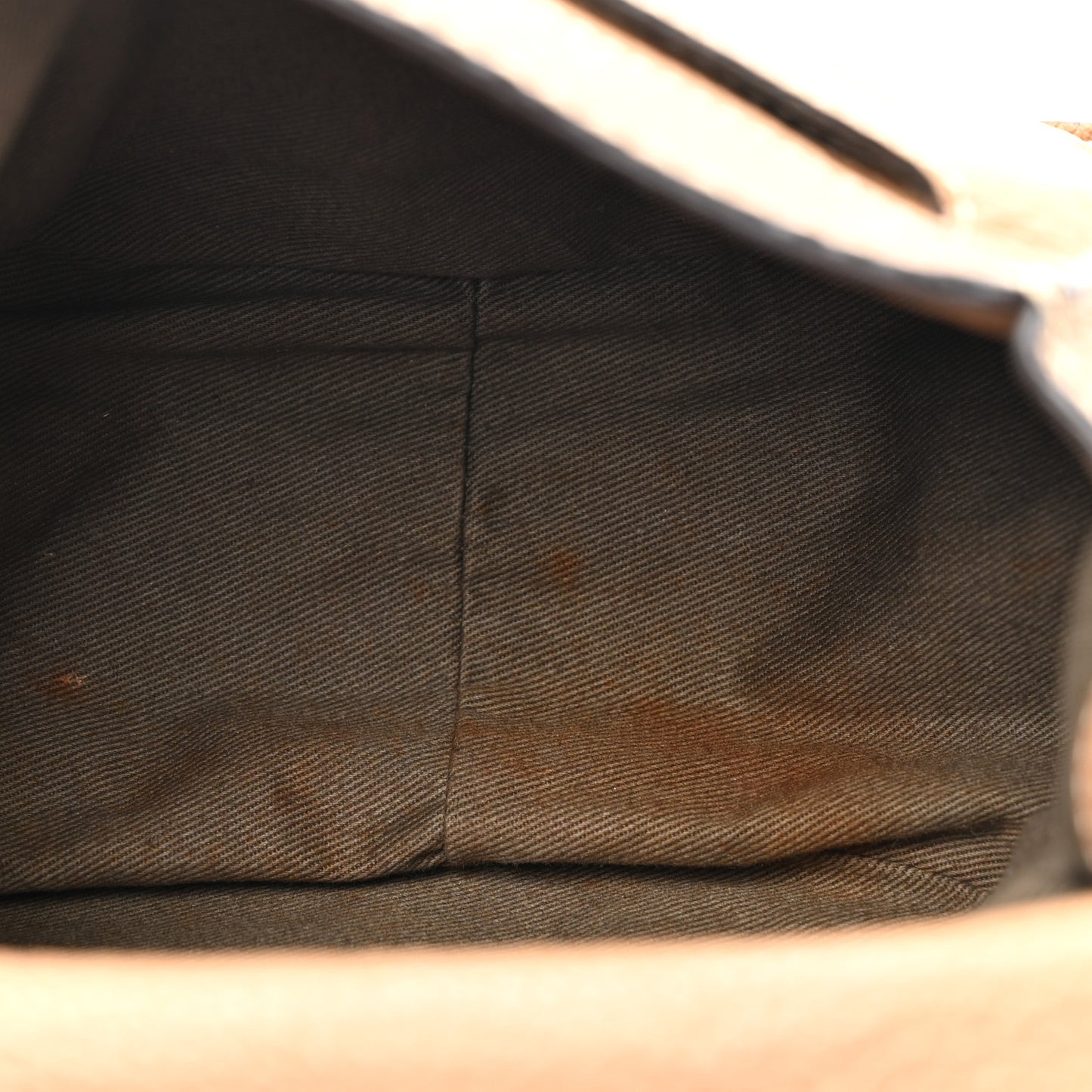 Grained Calfskin Small Marcie Saddle Bag Nut