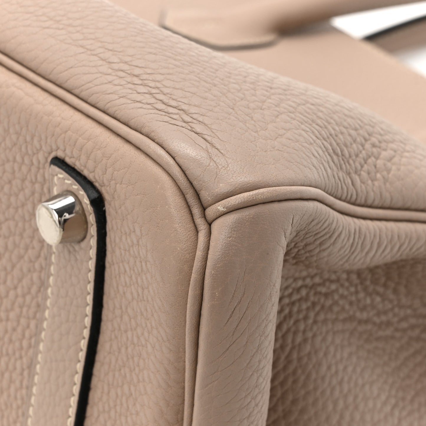 Taurillon Clemence Birkin 35 Gris Tourterelle