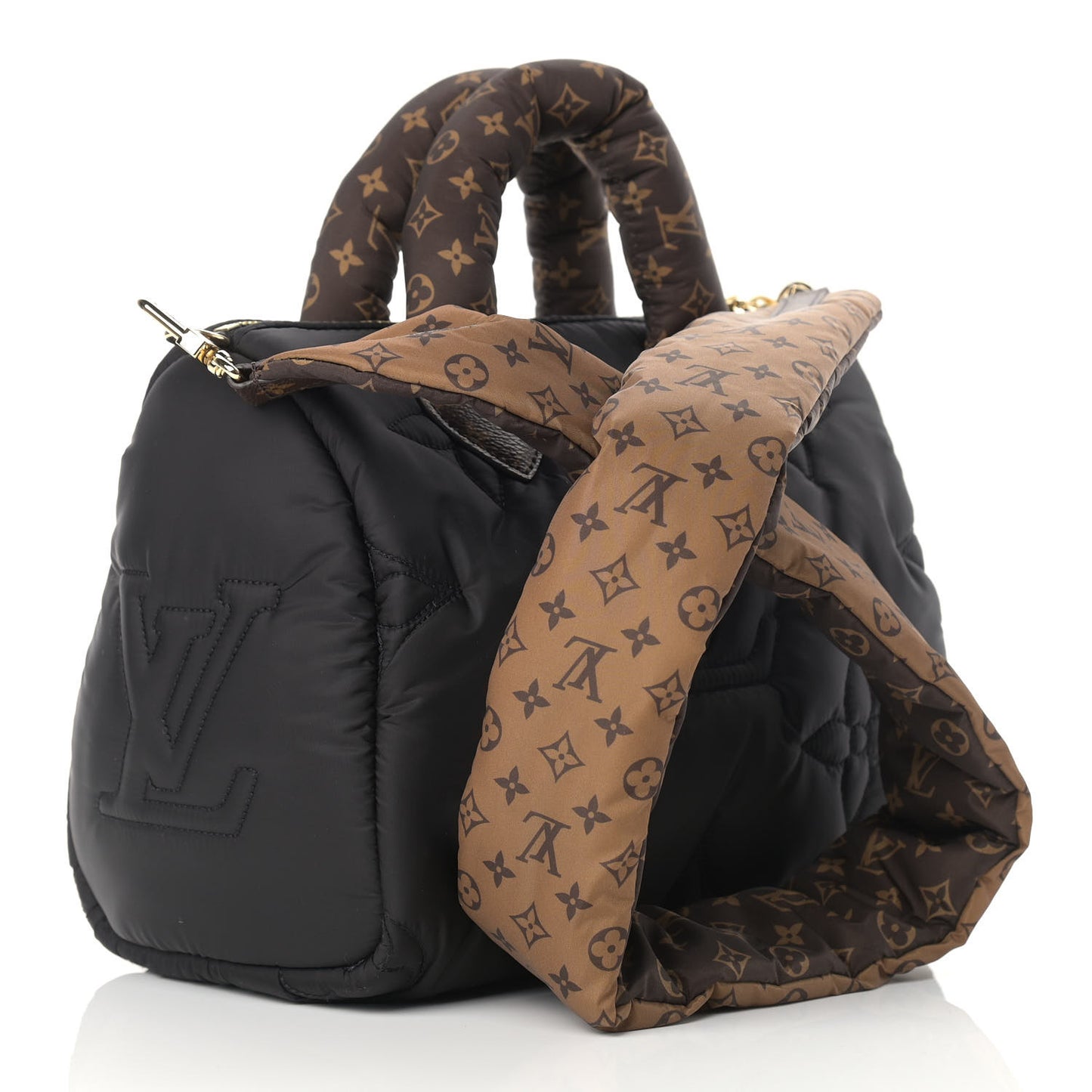 Econyl Mini Monogram Pillow Speedy Bandouliere 25 Black