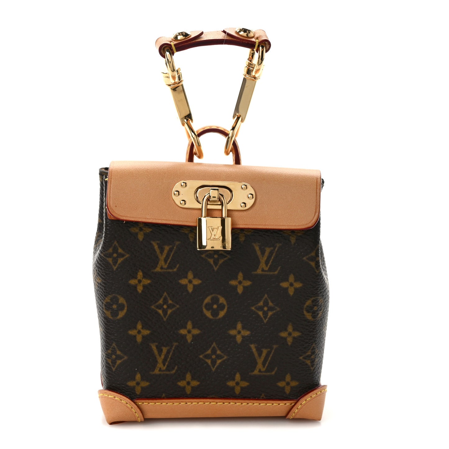 Monogram Mini Steamer Bag Charm