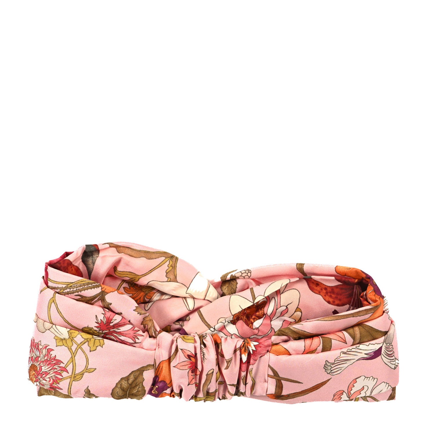 Gucci Silk Floral Print Headband Multicolor 2 of 5