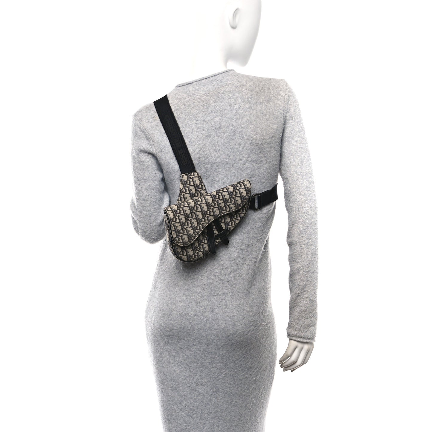 Oblique Mens Mini Saddle Bag Blue