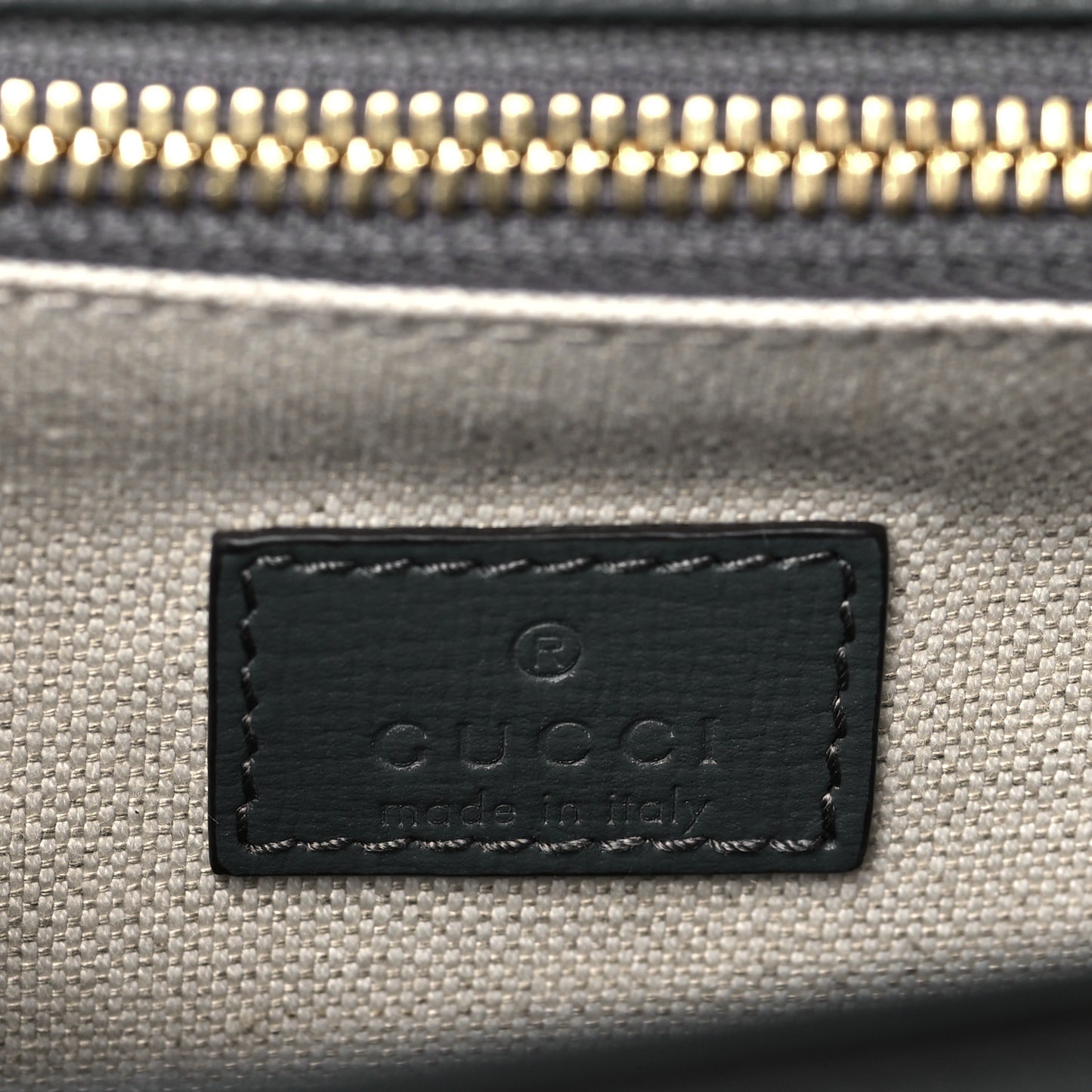 Azalea Calfskin Web Horsebit 1955 Shoulder Bag Graphite Grey