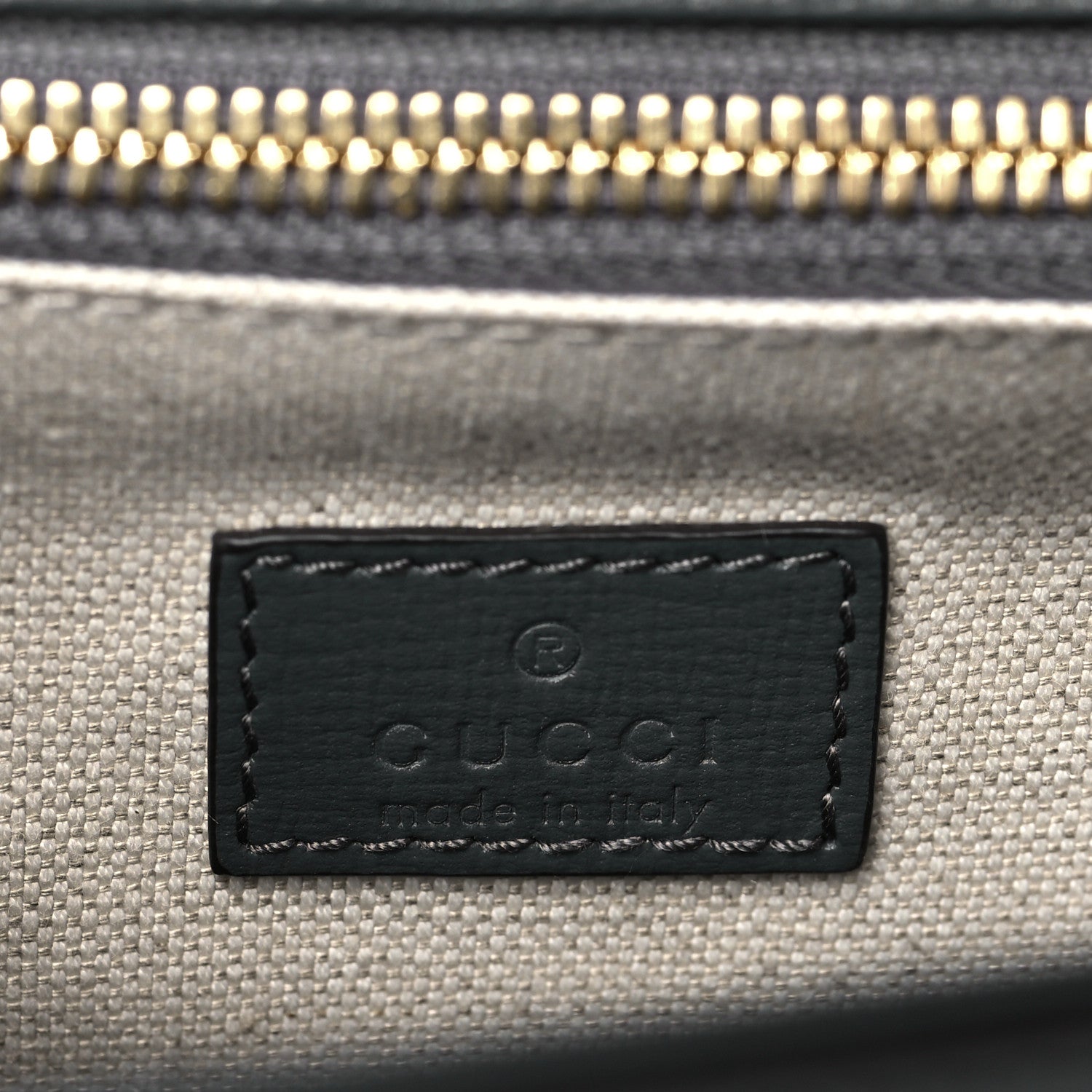 Gucci Azalea Calfskin Web Horsebit 1955 Shoulder Bag Graphite Grey 6 of 8