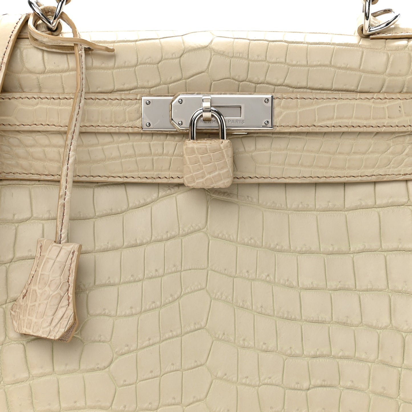 Matte Niloticus Crocodile Kelly Retourne 28