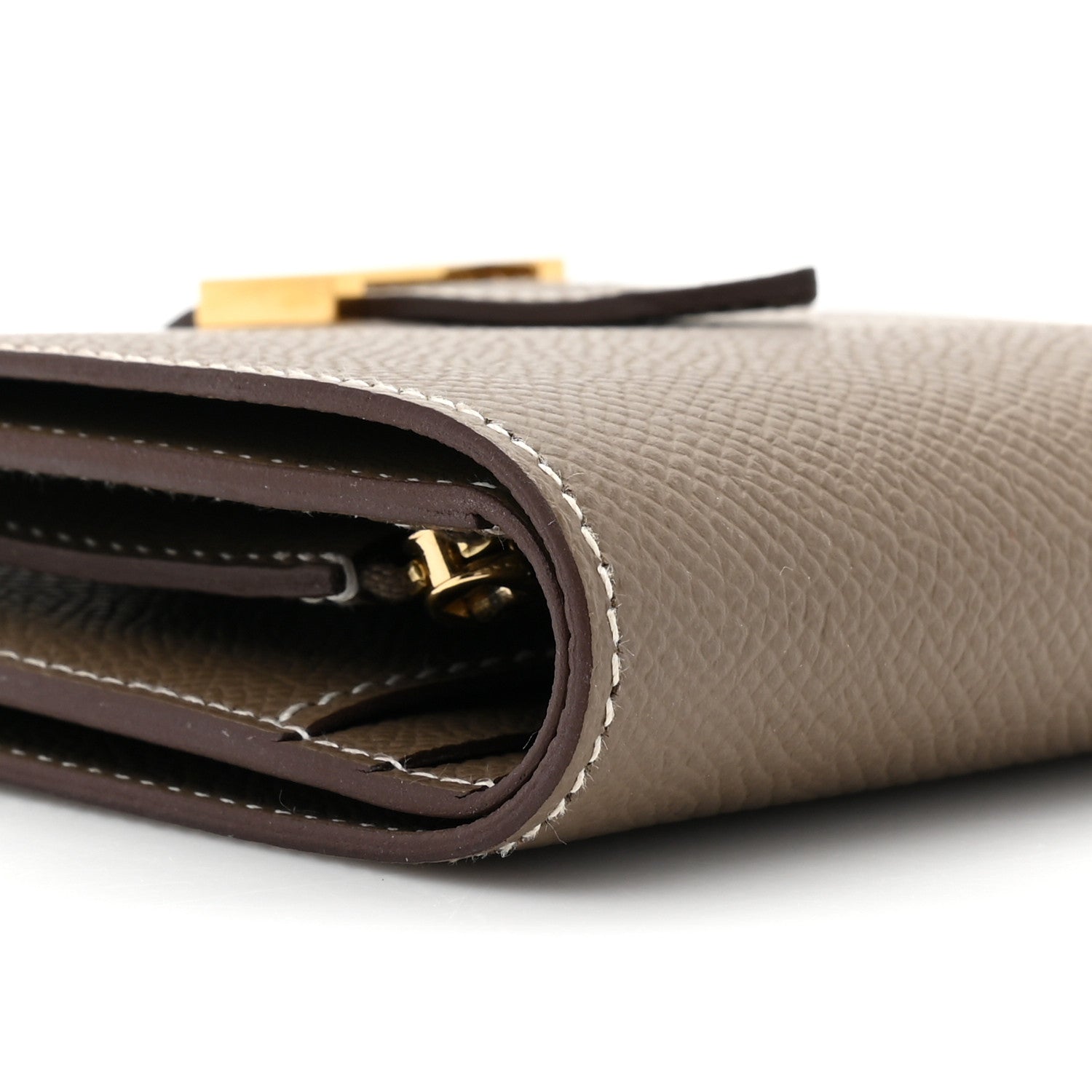 Hermes Epsom Bearn Compact Wallet Etoupe 11 of 12