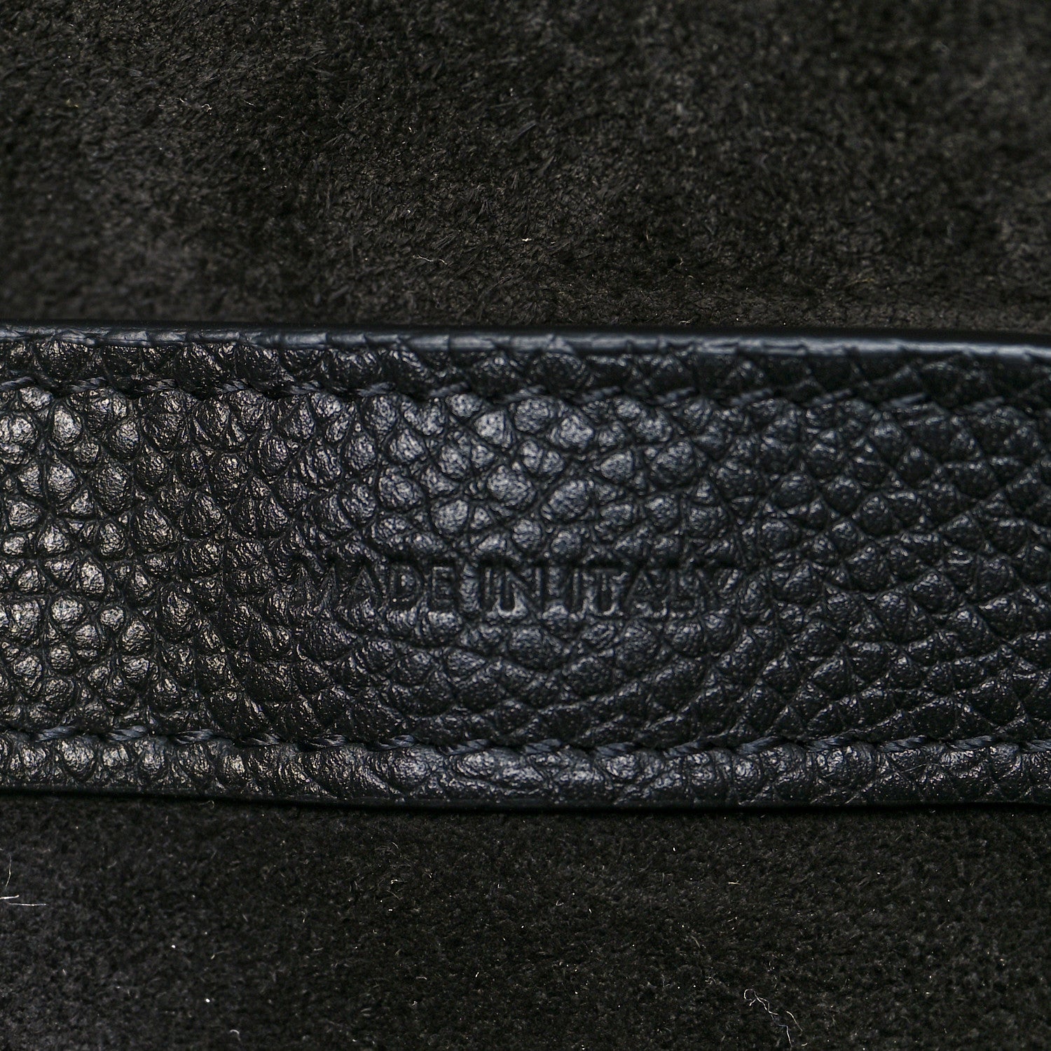Celine Grained Calfskin Small Folded Cabas Black 6 of 10