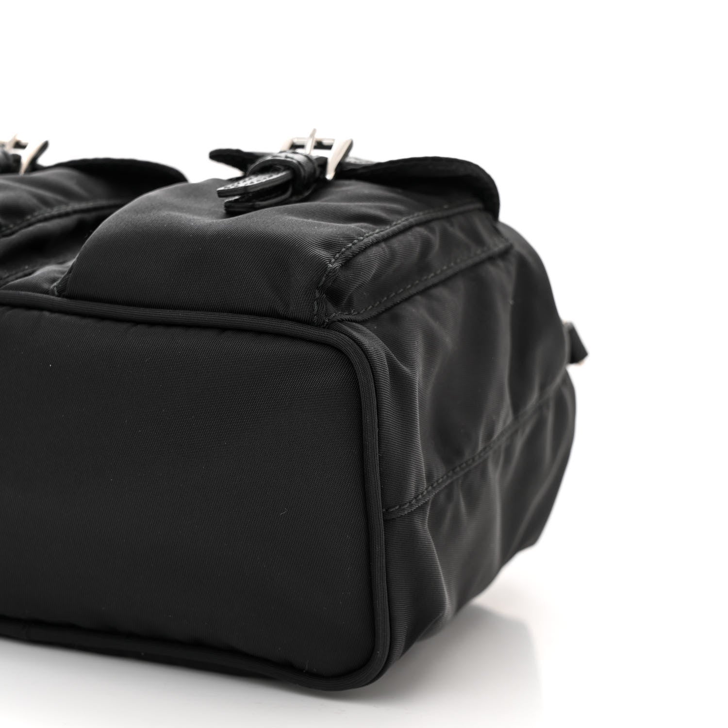 Prada Nylon Vela Mini Crossbody Backpack Black 9 of 9