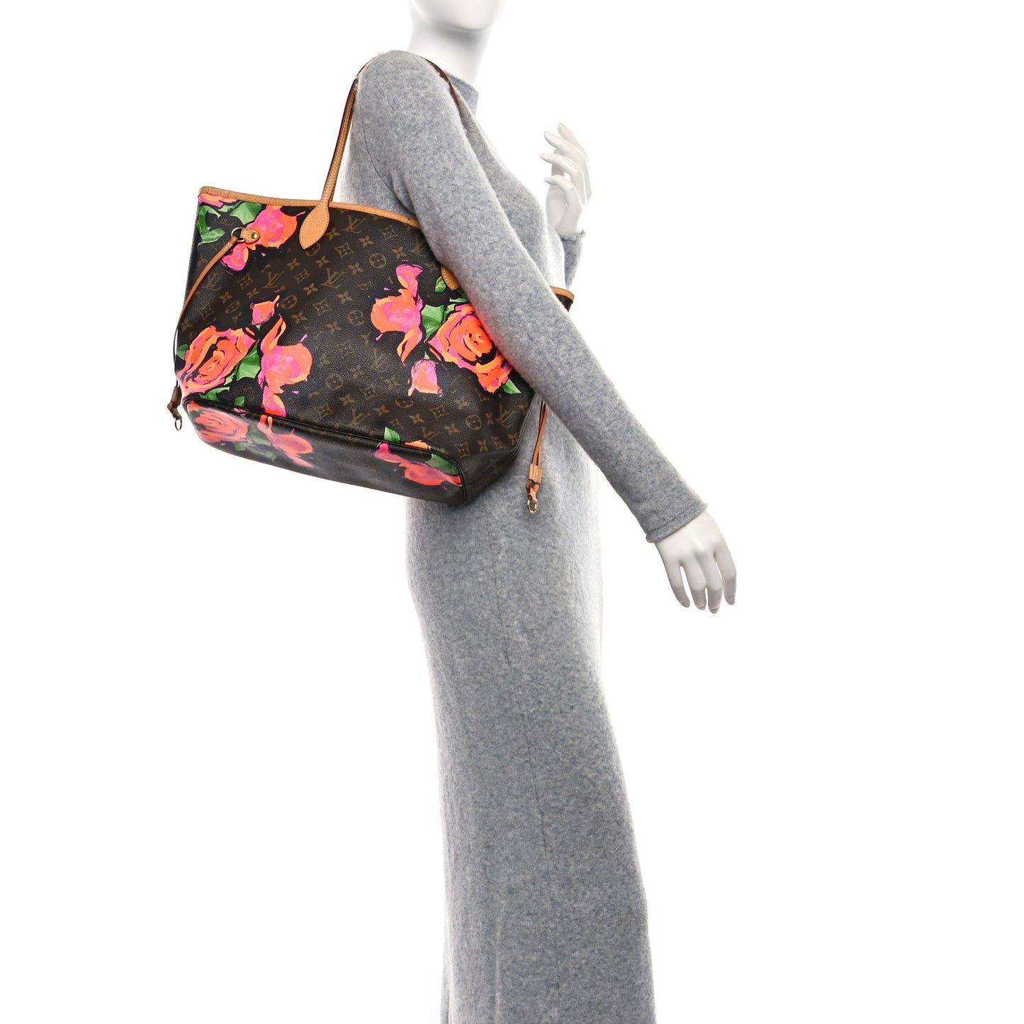 Monogram Roses Neverfull MM