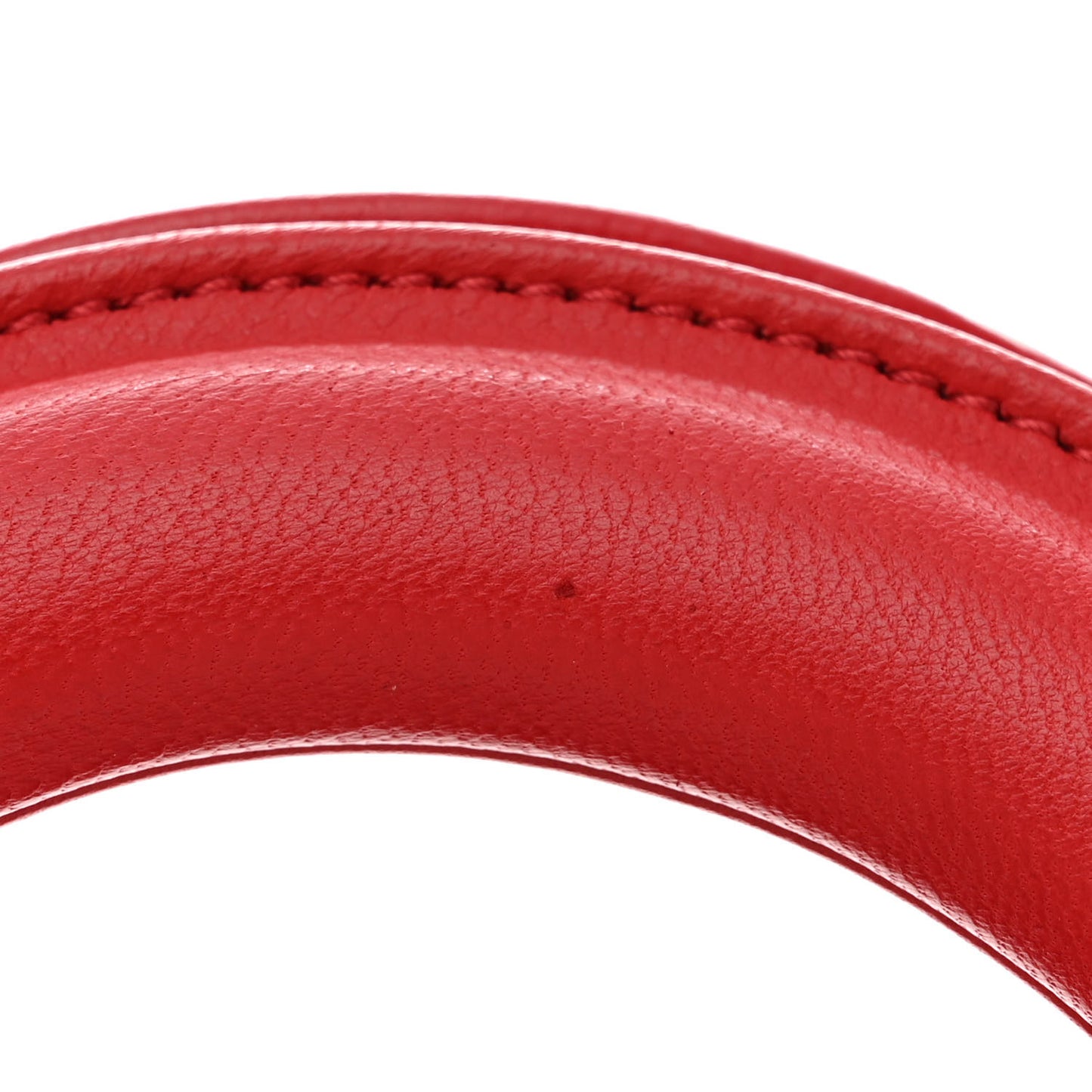 Lambskin Cannage Small Lucky Badges Lady Dior Red