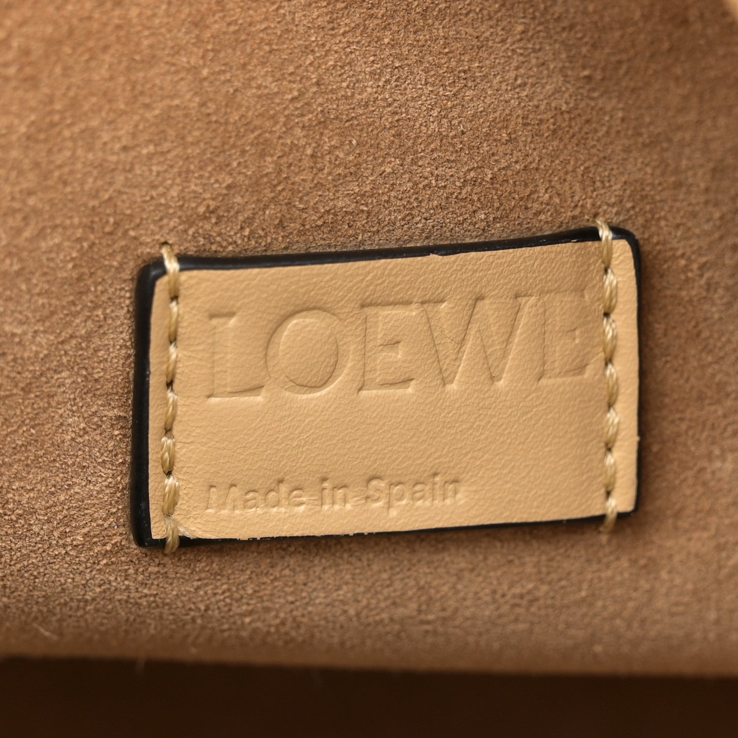 Loewe Nappa Flamenco Knot Clutch Dark Butter 6 of 12