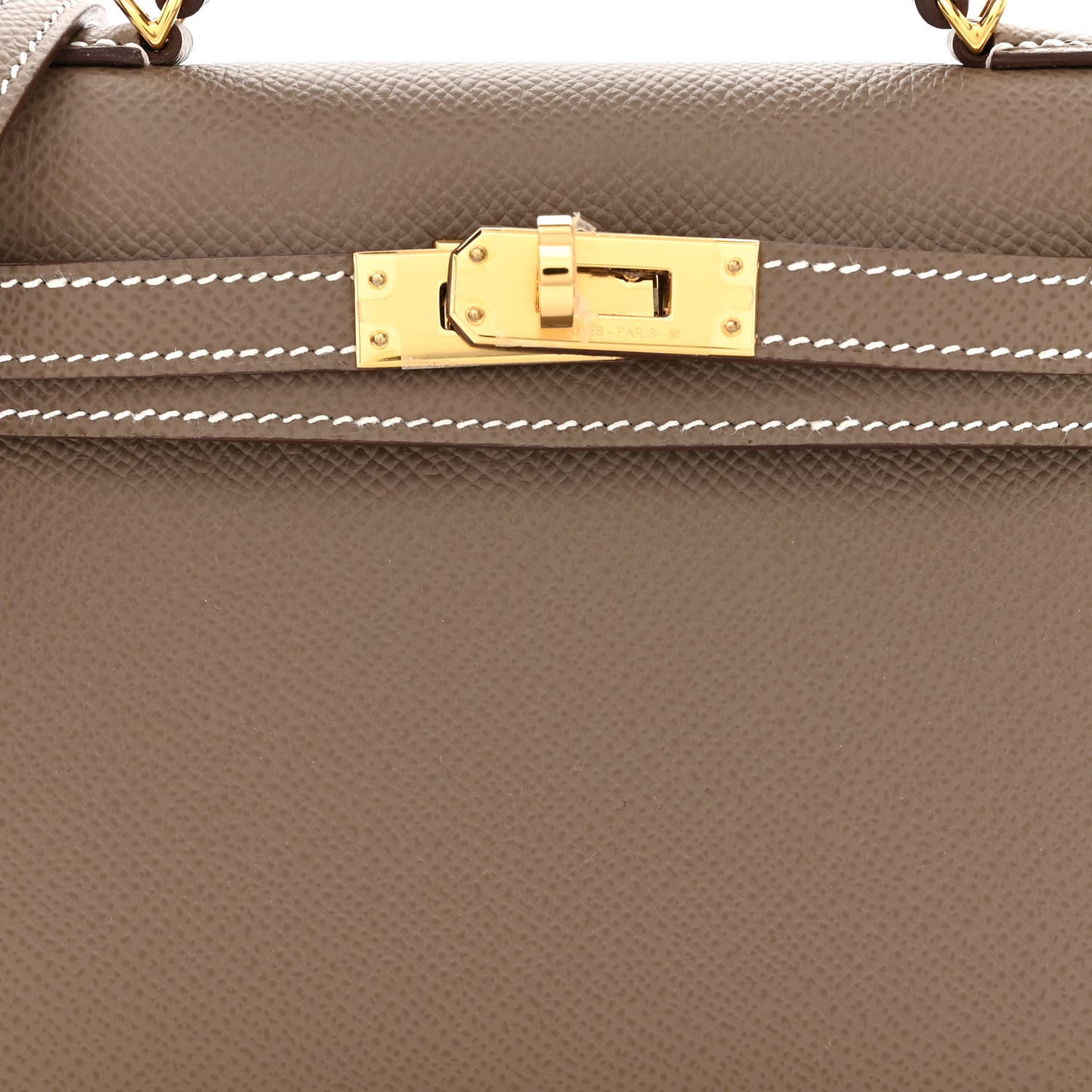Epsom Mini Kelly Sellier 20 Etoupe