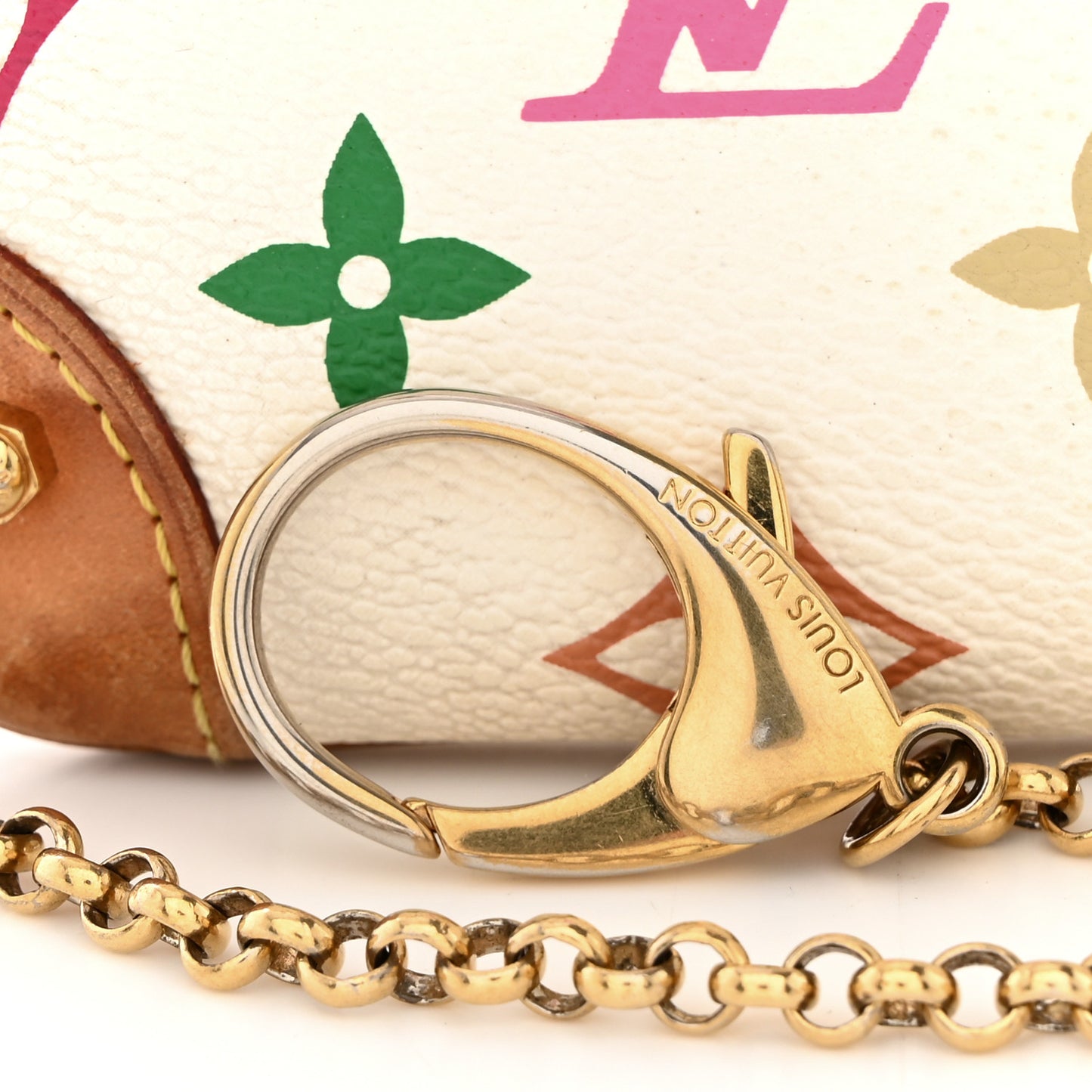 Monogram Multicolor Pochette Milla MM White