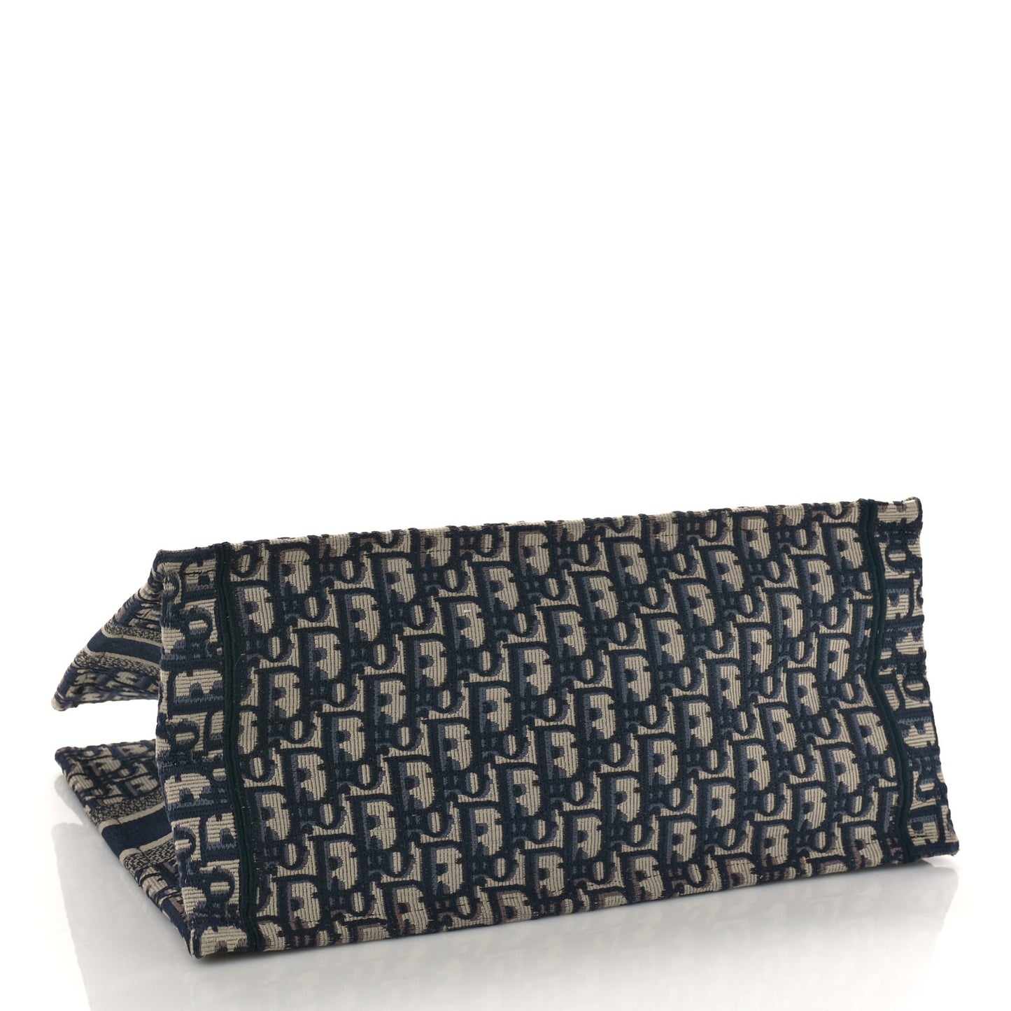 Oblique Medium Book Tote Blue Multicolor