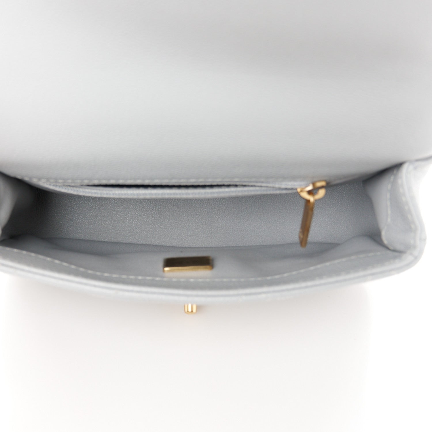 Chanel Caviar Quilted Mini Sweetheart Flap Grey 5 of 12