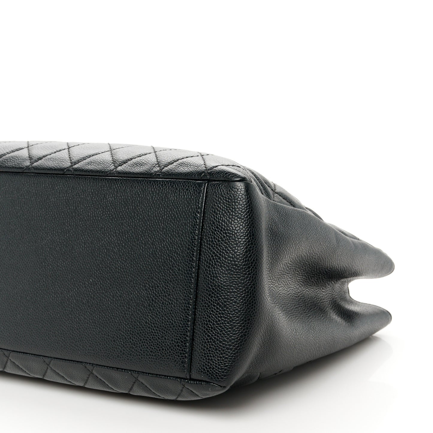 Caviar Quilted Grand Shopping Tote GST Black