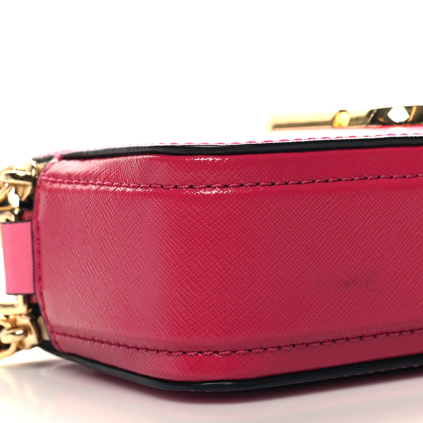 Saffiano Small Snapshot Camera Bag Pink