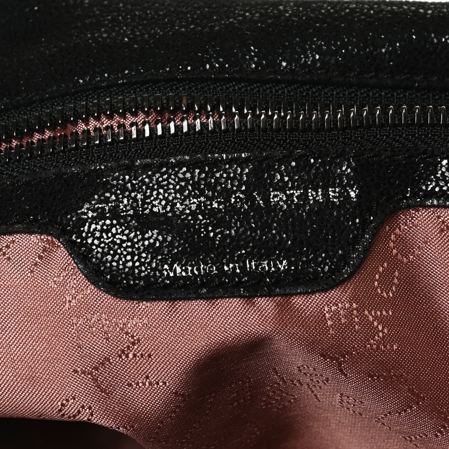 Shaggy Deer Falabella Fold Over Tote Black