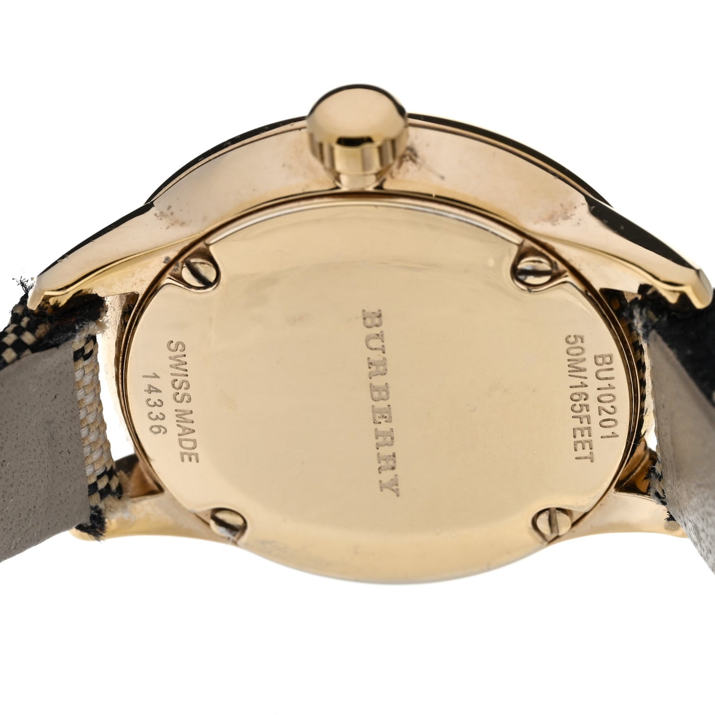 Stainless Steel Calfskin 26mm Classic Quartz Watch Champagne BU10201