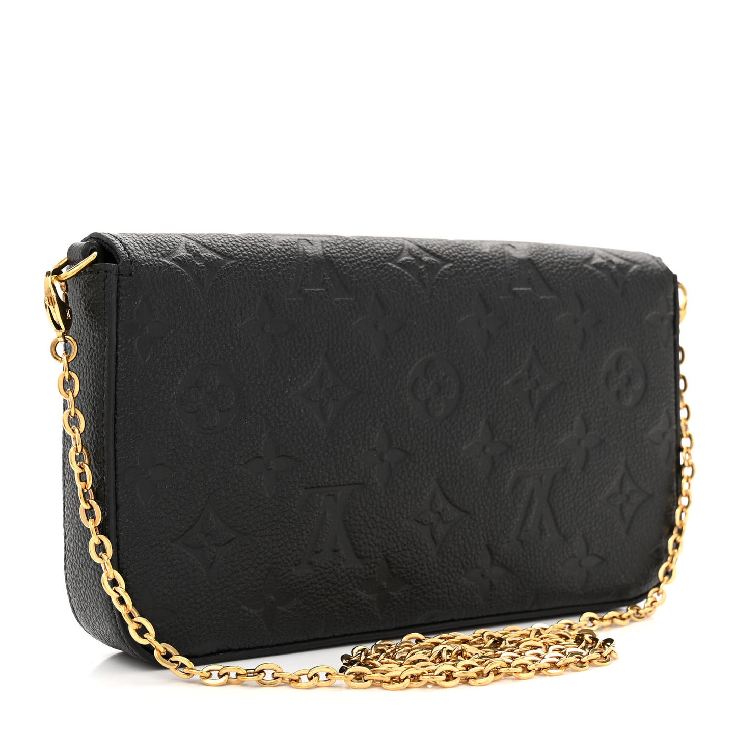 Empreinte Pochette Felicie Chain Wallet Black