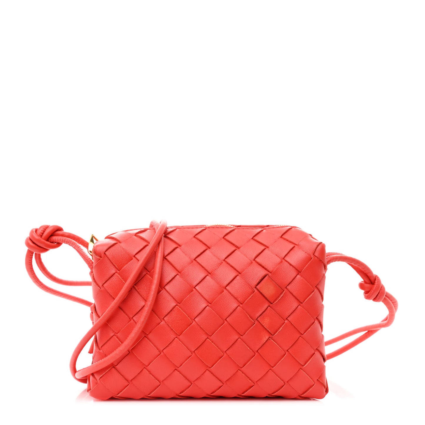Nappa Intrecciato Mini Loop Camera Bag Sunburst